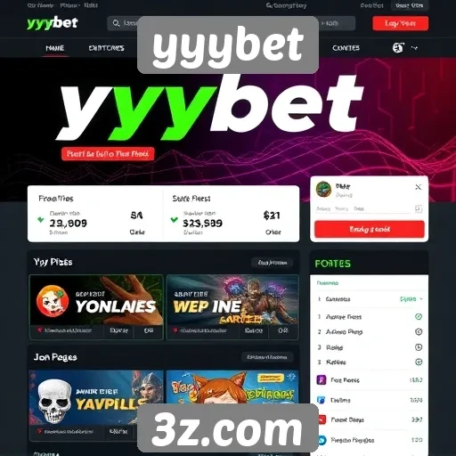 Interface e usabilidade do site yyybet
